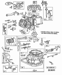 Part Location Diagram of 691663 Briggs and Stratton Plug-Oil Drain
